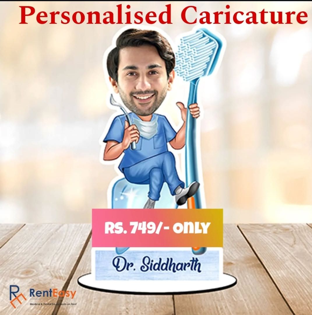 Personalised Wooden Caricature